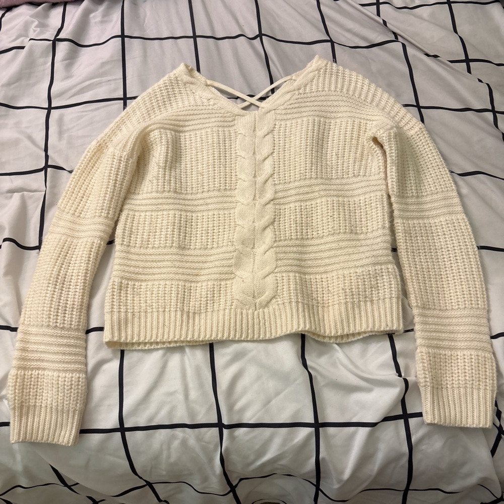 Cozy Cream Knit Sweater